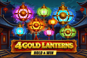 4 Gold Lanterns Hold & Win