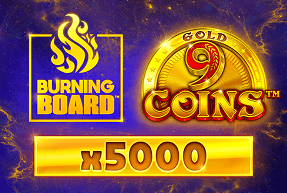 9 Coins Gold Burning Board