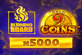 Play 9 Coins™ Gold Burning Board™ Scratchcard