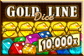 Gold line dice thumbnail